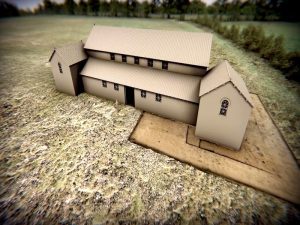 Roman villa model